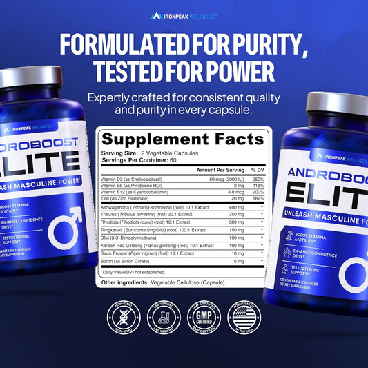 Premium Natural Testosterone Support & Energy
